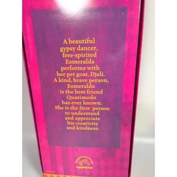 Vintage Disney ESMERALDA Doll Hunchback of Notre Dame Gypsy dancer Quasimodo fri - Picture 5 of 10